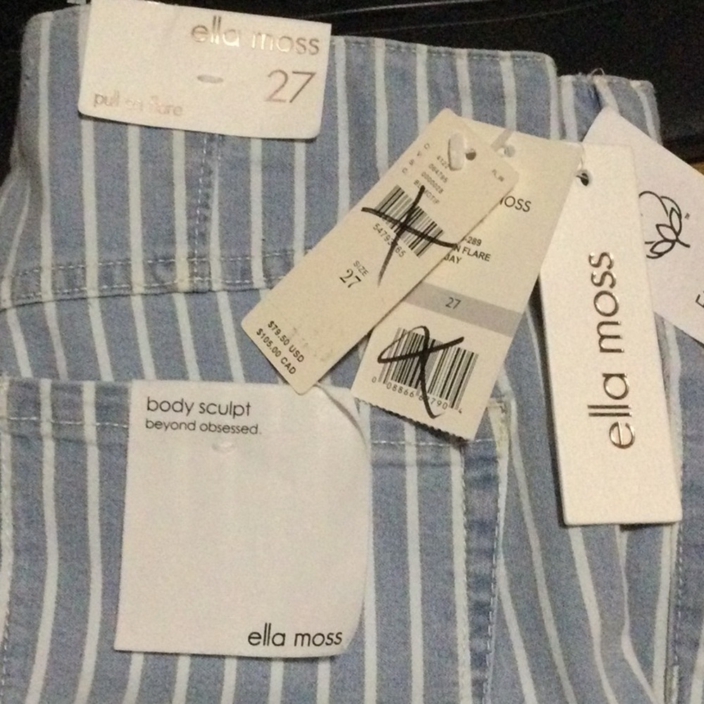 NWT Anthropologie Ella Moss size 27 pull on flare - Picture 8 of 9